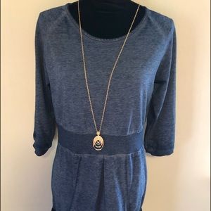 Tunic dress with oversized pockets !